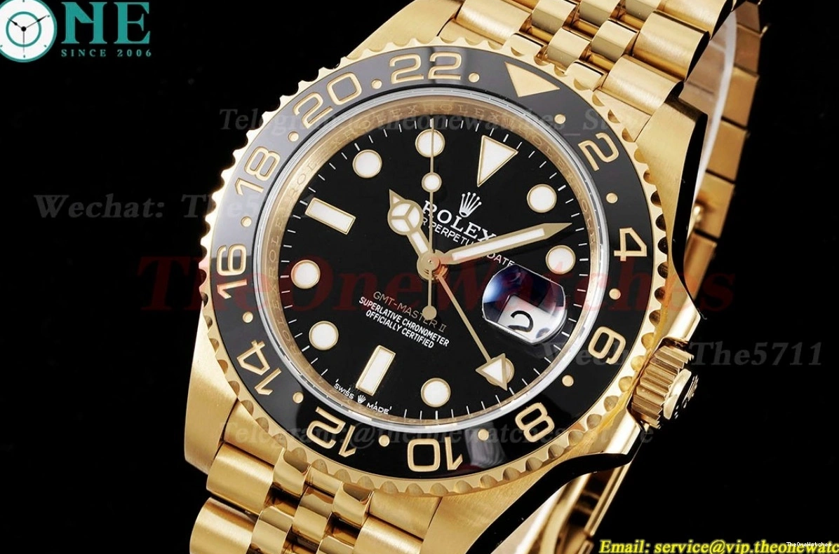 VR3285 126718 Master Jub GRNR APF Black YG YG Dial GMT II 0220